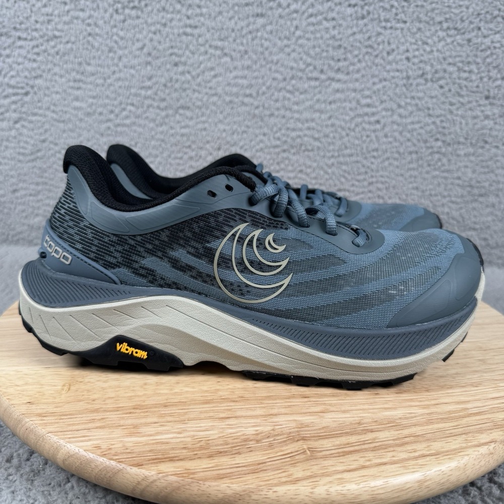Topo Ultraventure 4 Womens 10.5 Stone Grey Trail Running Hiking Shoes 5mm Drop